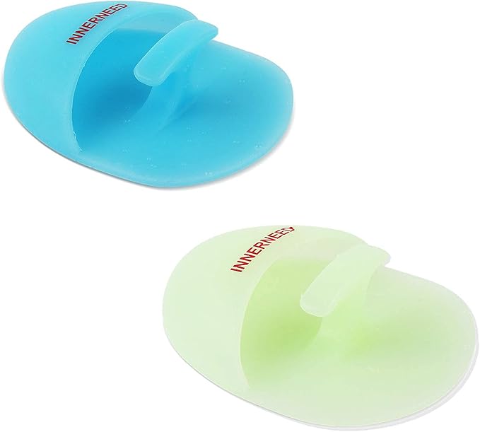 INNERNEED Soft Silicone Facial Cleansing Brush Manual Face Scrubber Exfoliating - Image 8