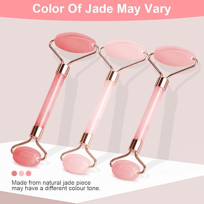 URAQT Gua Sha Facial Tools & Jade Roller Set - Image 6