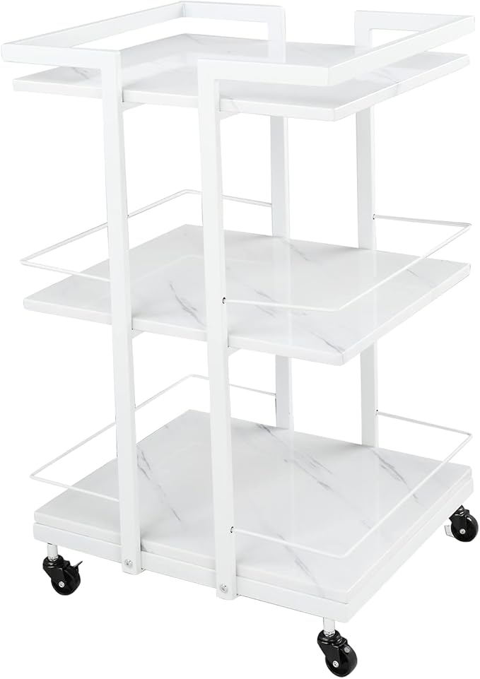 Esthetician Cart with Wheels Salon Rolling Trolley, Mobile Storage Organizer - Image 2