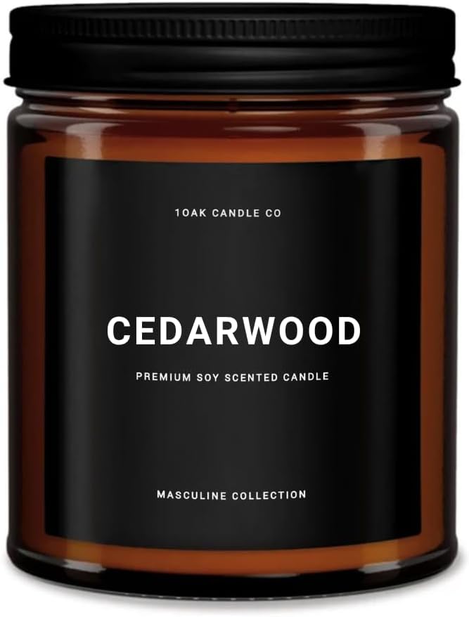 1OAK Cedarwood Candle by 1OAKCandleCo