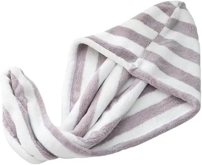 Microfiber Hair Towel Wrap, Quick Dry Hair Turbans by Unknown