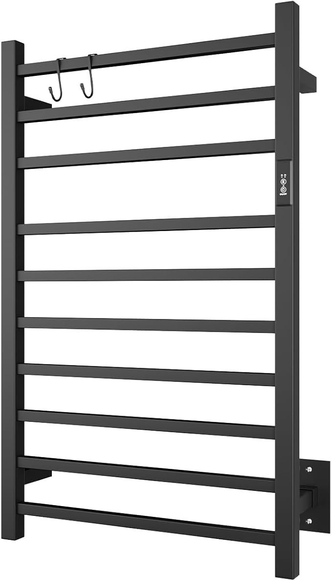 Wall Mounted Towel Warmer Square 10 Bars - Image 8