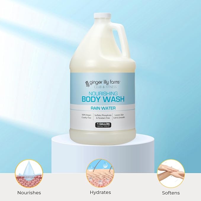 Ginger Lily Farms Club & Fitness Nourishing Body Wash, 100% Vegan & Cruelty-Free - Image 5