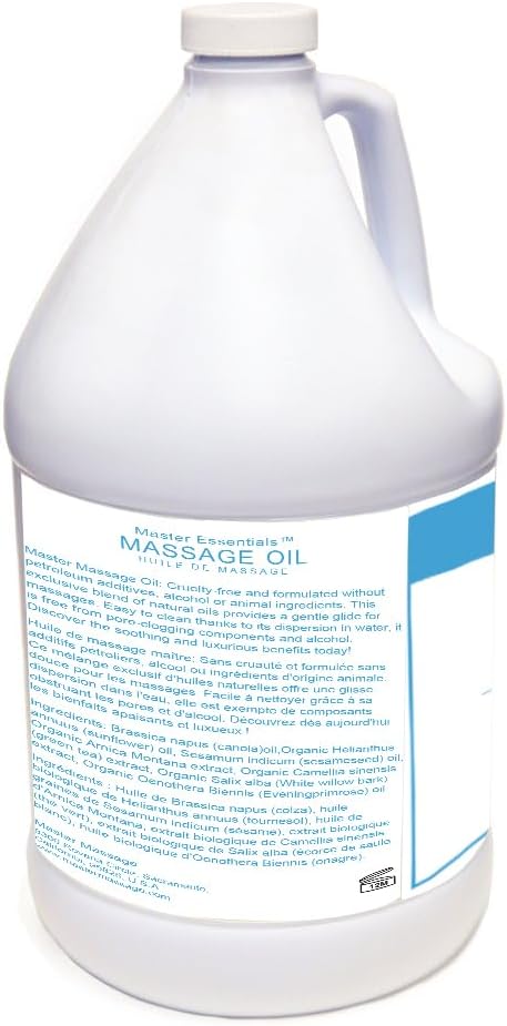 Master Massage - Organic, Vitamin-Rich and Water-Soluble Massage Oil - 4 Gallon - Image 6