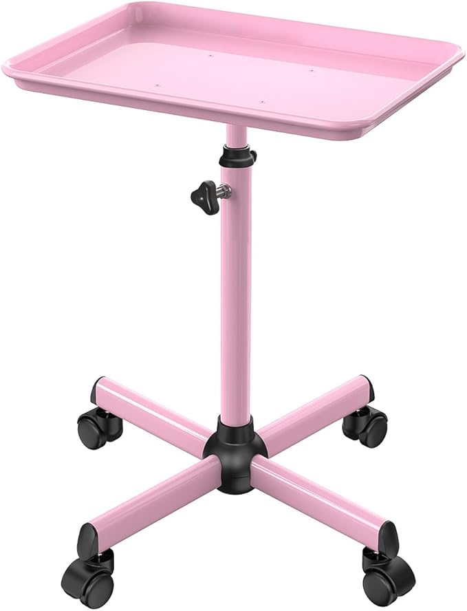 Salon Tray Cart Tattoo Tray Rolling Cart, Service Rolling Tray, Height by JOSTZHXIN