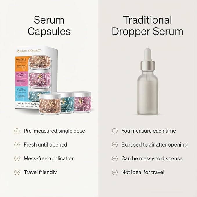My Beauty Spot Facial Serum Capsules 3 Pack 90pcs Vitamin C Serum, Hylunaric - Image 7