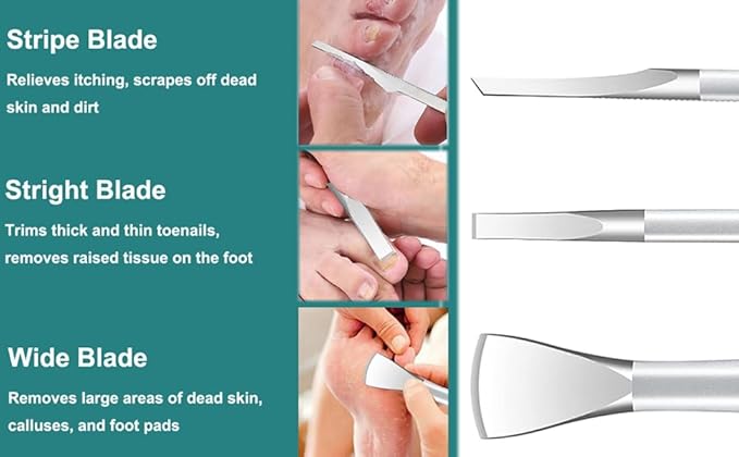 Ingrown Toenail Removal Kit, Pedicure Tools Kit Professional Knife Set - Image 2