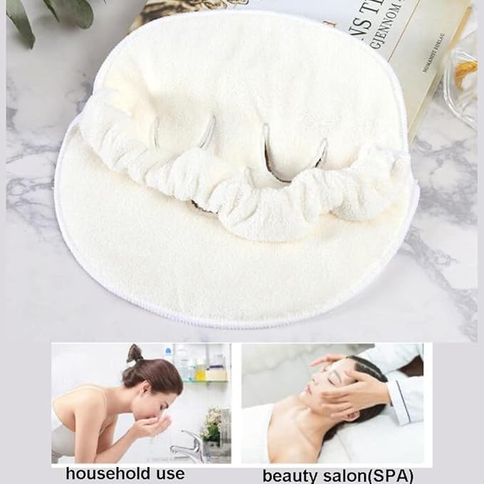 Angzhili 2 Pcs Hot Compress Face Towel Masks, Reusable Facial Steamer Towel - Image 5