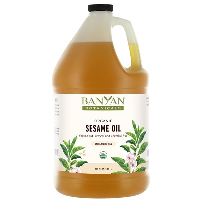 Banyan Botanicals Sesame Oil – Organic & Unrefined Ayurvedic Oil by BanyanBotanicals
