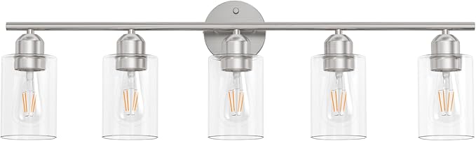 Espird Bathroom Vanity Light Fixtures Brushed Nickel Bathroom Lighting Fixture - Image 10
