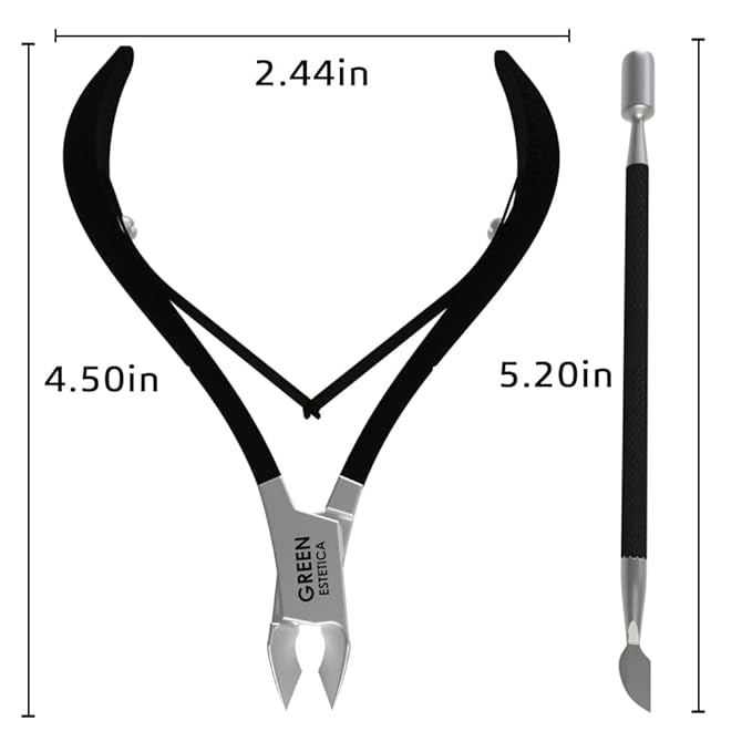 Professional Cuticle Trimmer Nail Cuticle Cutter Stainless Steel Cuticle Nippers - Image 6