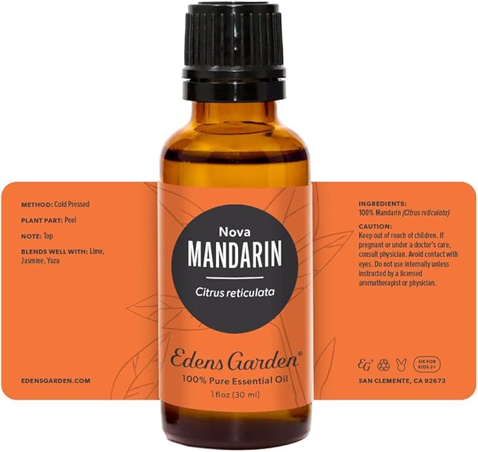 Edens Garden Mandarin- Nova Essential Oil- 100% Pure Premium Grade, Therapeutic - Image 8