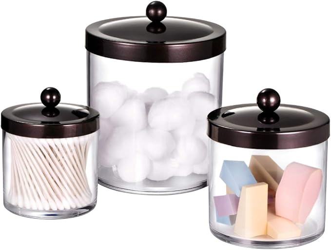 SheeChung 3-Pack Plastic Apothecary Jars - Image 7