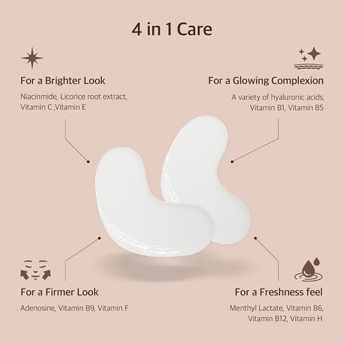 BRIGHT & GLOW REFRESHING HYDROGEL EYE PATCH - Image 6