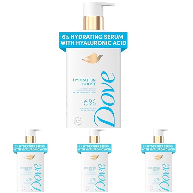 Dove Serum Body Wash Hydration Boost actively drenches dry skin by Dove