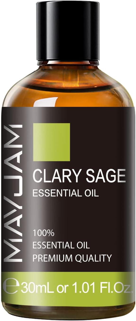 Clary Sage Essential Oil 30ML/1.01FL.OZ, MAYJAM Premium Clary Sage Oil by MAYJAM