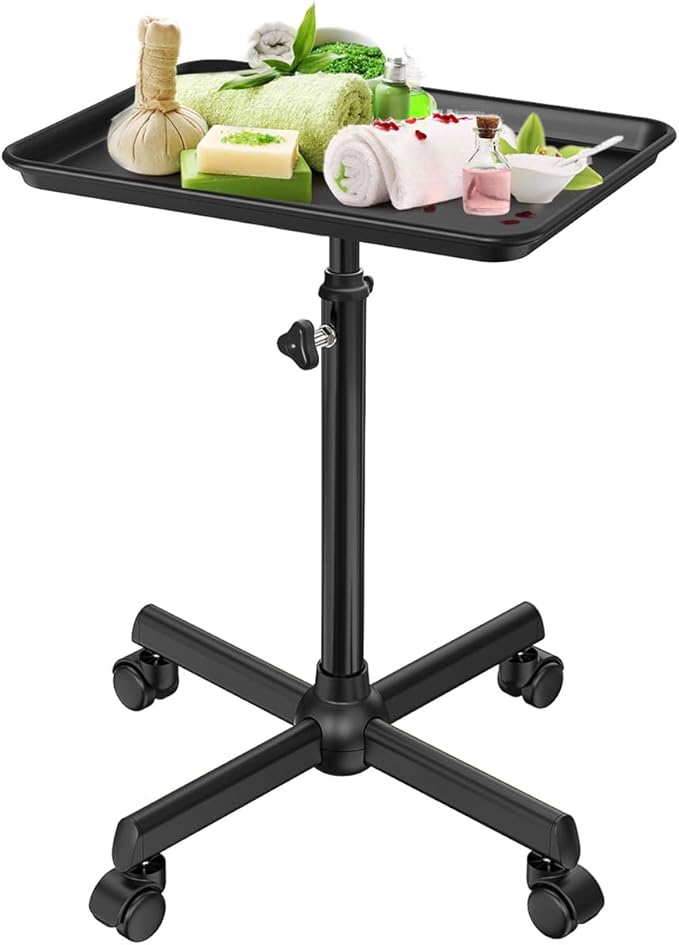 Salon Tray Cart Tattoo Tray Rolling Cart, Service Rolling Tray, Height - Image 8