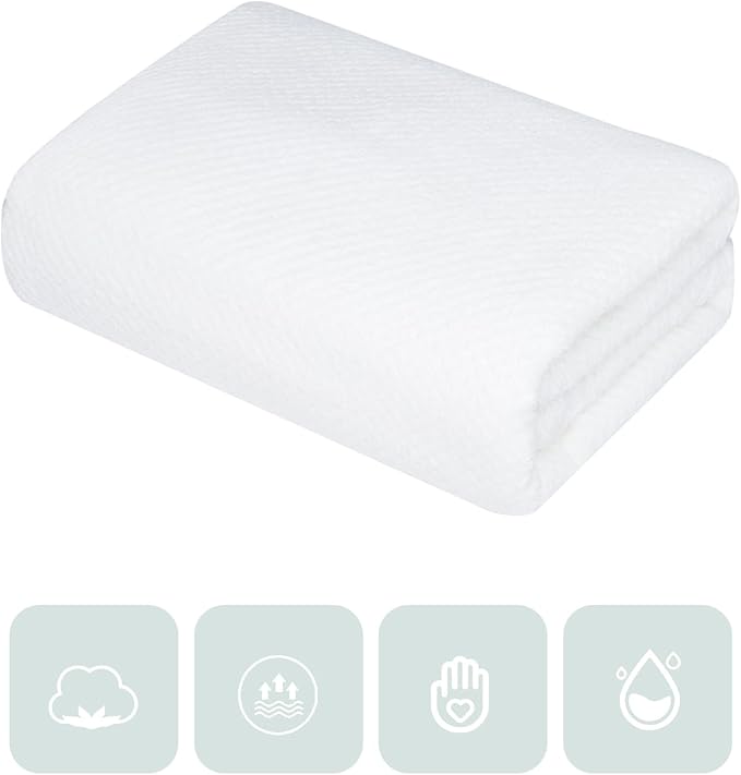 Bath Towel Set Pack of 2, 35 x 70 Inches Large Microfiber Bath Towels, and - Image 2