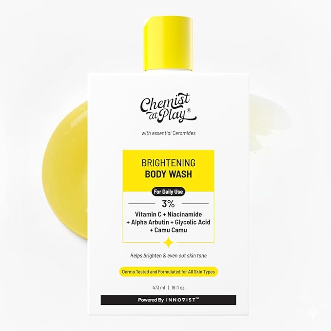 Chemist at Play Brightening Body Wash | Glowing Skin Vitamin C Bodywash | Helps by ChemistAtPlay