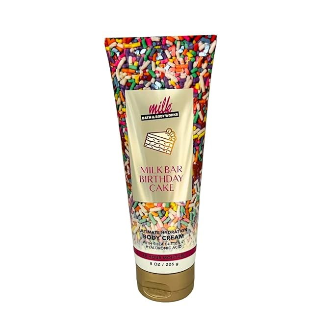 Bath & Body Works MILK BAR BIRTHDAY CAKE Fine Fragrance Mist & Body Cream 2pc - Image 7