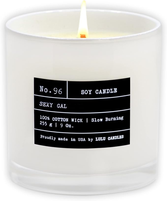 Lulu Candles | Sexy Gal | Luxury Scented Soy Jar Candle | Hand Poured in The by LULUCANDLES
