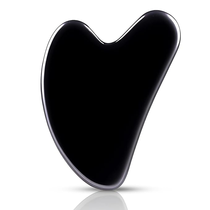 Gua Sha Facial Tools, Obsidian Guasha Tool by Contrybox