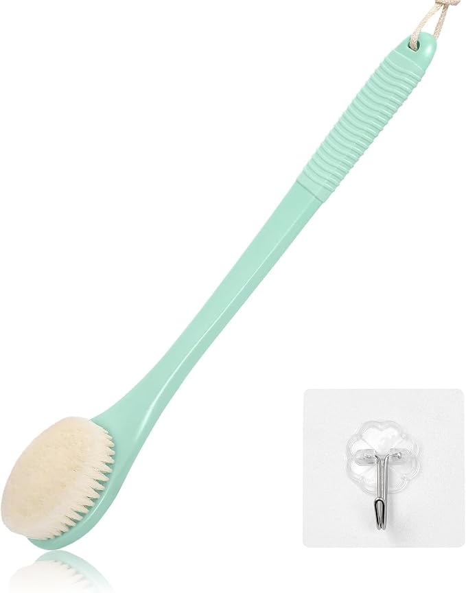 17-Inch Back Scrubber for Shower, Anti-Slip Exfoliating Body Brush for Bath by ROLIZOE