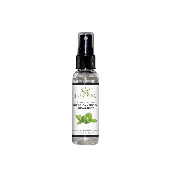 EuroSpa Aromatics Pure Eucalyptus Oil ShowerMist and Steam Room Spray, by EuroSpa+Aromatics