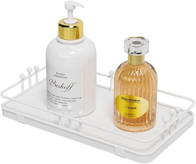 Bathroom Vanity Tray for Toiletries Makeup Perfume Candle Toilet Tank, Kitchen by Unknown