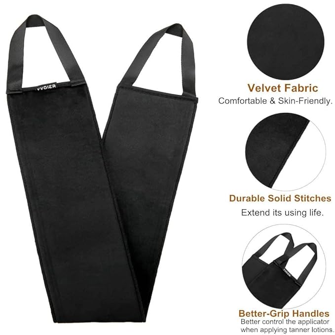Yvoier Double-Side Used Self Tanner Back Applicator, Non-Absorbent Lotion - Image 3