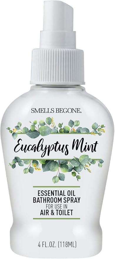 SMELLS BEGONE 4 oz Essential Oil Bathroom Spray by SMELLSBEGONE