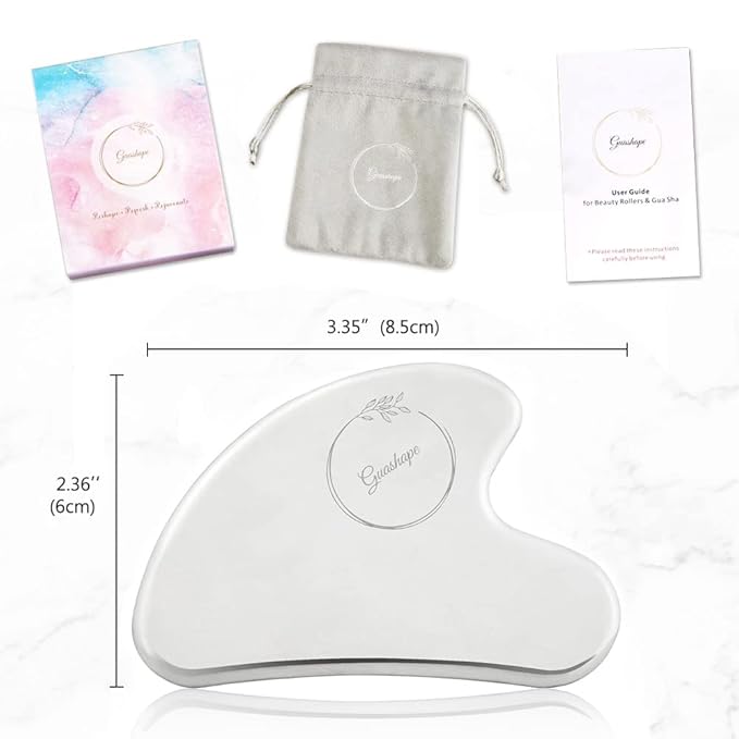 Stainless Steel Gua Sha Facial Tools | Guasha Tool - Image 5