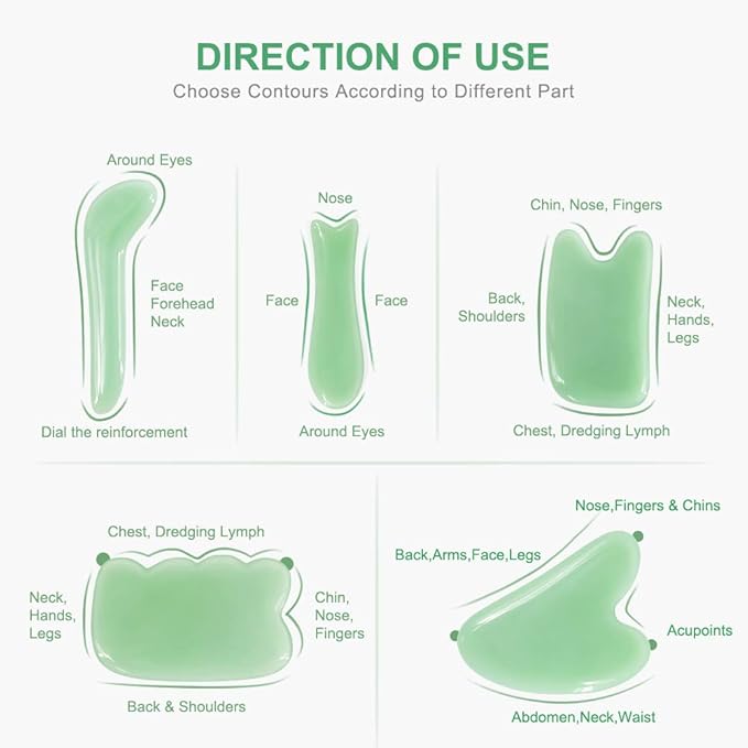 airogym Guasha Massage Tool, Massage Stone Board - Image 3