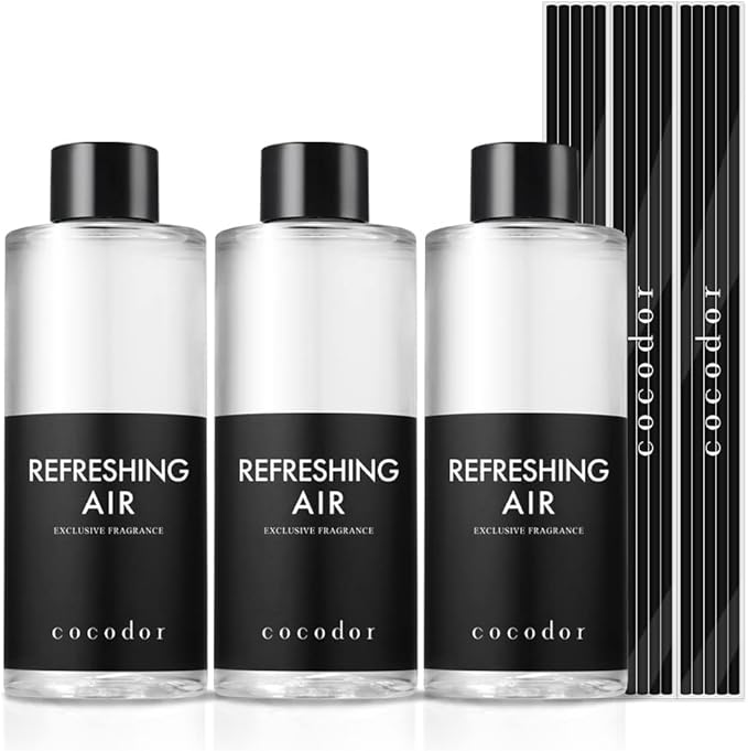 COCODOR Reed Diffuser Oil Refill/Refreshing Air/6.7oz/3 Pack/Aroma Therapy by COCODOR