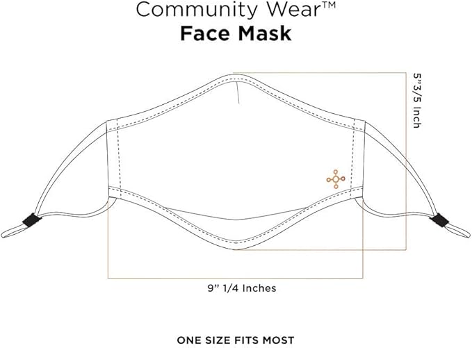 Tommie Copper Community Wear Face Masks I Double Lined, Copper Infused - Image 7
