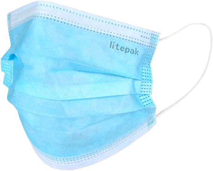 Litepak 500pcs Premium Disposable Face Mask SOFT 3ply Nose Wire - Image 6
