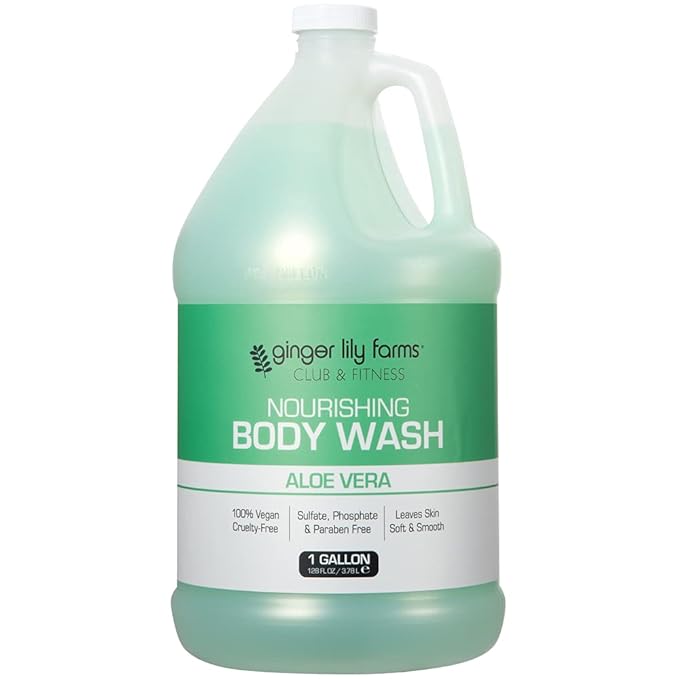 Ginger Lily Farms Club & Fitness Nourishing Body Wash, 100% Vegan & Cruelty-Free by GingerLilyFarms
