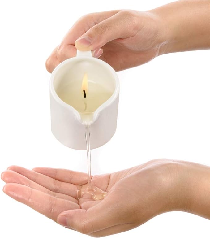 MELONY Soy Massage Oil Candle | Horeysuckle Galbanum | 2.82 OZ / 80G | Perfect - Image 3