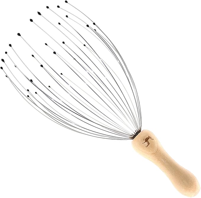 USAGA 32 Fingers Head Massager, Head Scratcher Scalp Massager, Stocking - Image 8