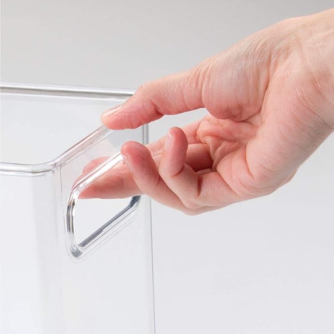 mDesign Slim Plastic Storage Container Bin - Image 6