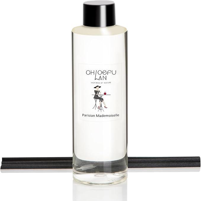 Chloefu LAN Parisian Mademoisellt Scented Oil Diffuser Refill 6.76 fl oz by ChloefuLANScentedCandles