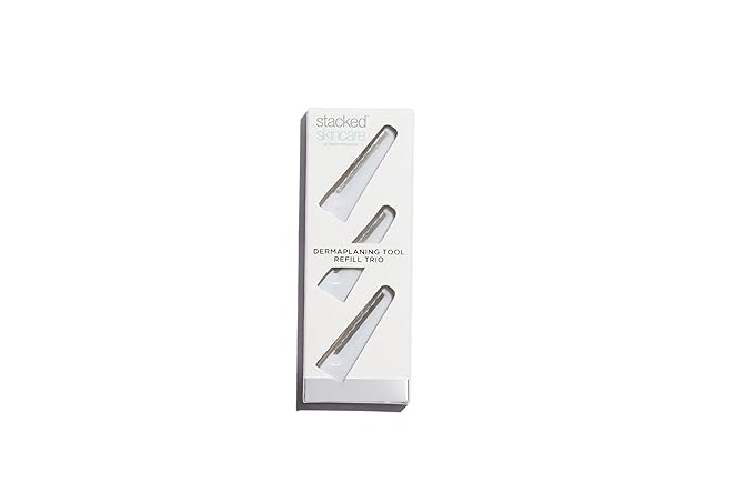 StackedSkincare Dermaplaning Replacement Blades – 3 Pack Face Razor Refills - Image 2