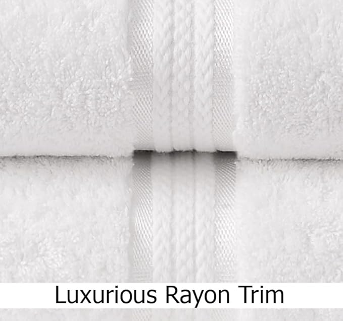 Cotton Craft Ultra Soft 6 Pack Hand Towels 16x28 White Weighs 6 Ounces Each - Image 3