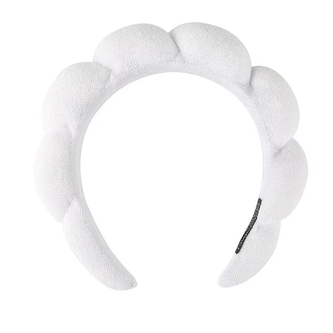 Spa Headbands for Washing Face Makeup Skin Care Headband Women Bubble Facial by TYSSELY