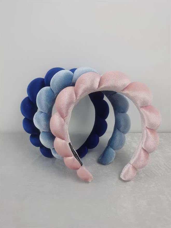 Fashion Headbands for Women Padded Fabric Hair Bands Wide Velvet Non Slip - Image 6