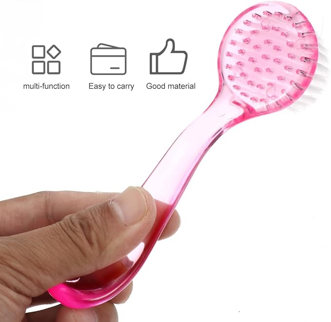NOLITOY 10pcs Facial Cleansing Brush, Soft Bristle Exfoliator Wash Scrubbers - Image 9