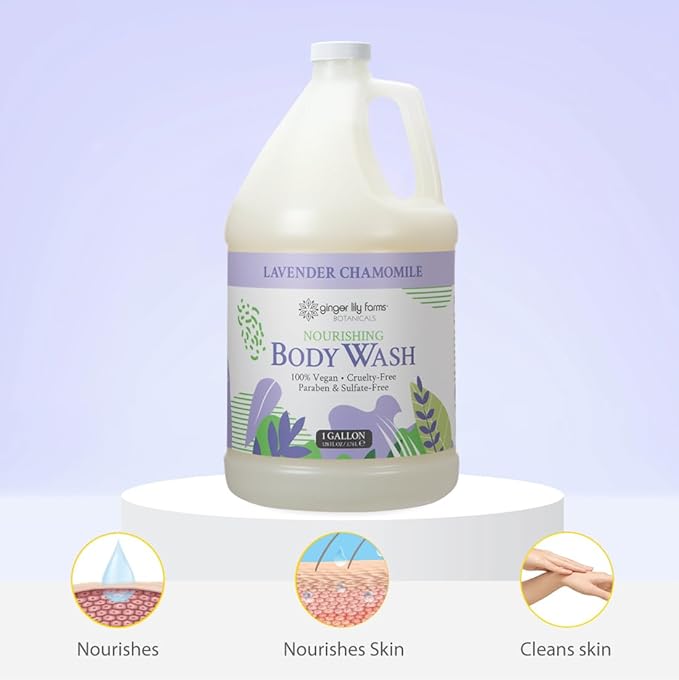 Ginger Lily Farms Botanicals Nourishing Body Wash, 100% Vegan & Cruelty-Free - Image 5