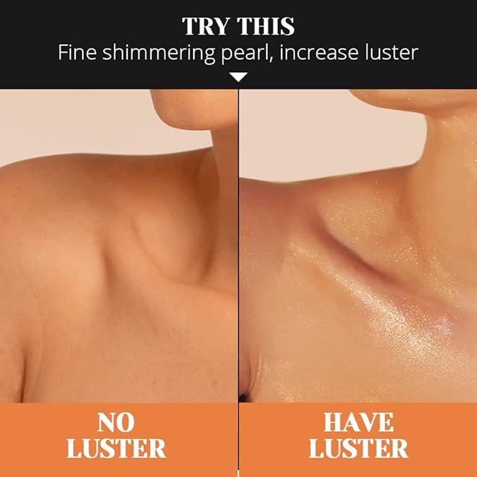 Liyalan Shimmer Body Oil Golden Brown 5 Color Bronze Face Glow Pearl - Image 5