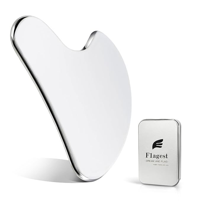 Flagest Stainless Steel Gua Sha Facial Tools by Flagest