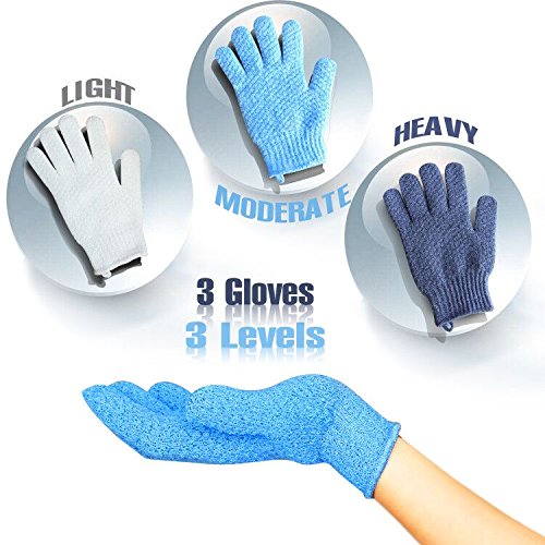 Evridwear Exfoliating Glove for Shower Men and Women, Dual Texture Bath Body - Image 7